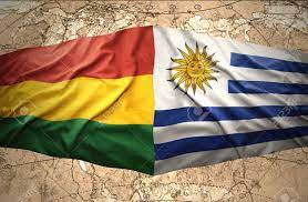 Bolivia has an embassy in montevideo. Agitando Banderas De Bolivia Y Uruguay En La Del Mapa Politico Del Mundo Fotos Retratos Imagenes Y Fotografia De Archivo Libres De Derecho Image 25167722