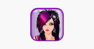 emo dress up game on the app