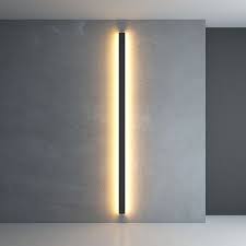 minimalist creative long wall lamp