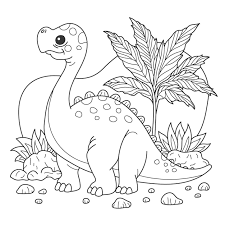 dibujos colorear dinosaurios