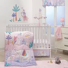 Bedtime Originals Elephant Dreams 3 Piece Pink Nursery Baby Crib Bedding Set