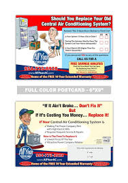 Air Conditioning And Heating Postcard Samples Cleaning