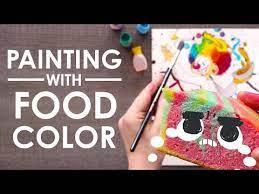 Painting With Food Color Delicious