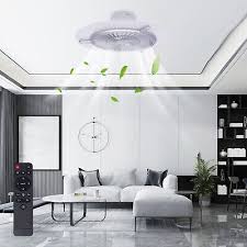 enclosed ceiling fan with light low