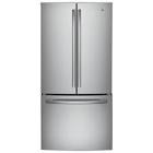 33 in. 18.6 cu. ft. Stainless-steel Counter Depth French Door Refrigerator with Internal Water Dispenser GWE19JSLSS GE