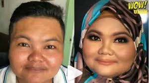 viral video makeover satpam tomboy