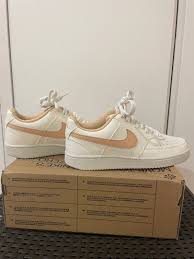 nike court vision women in peach pink
