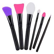 6 pack silicone mask brushes for
