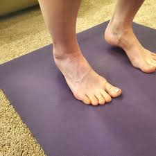 barefoot yoga