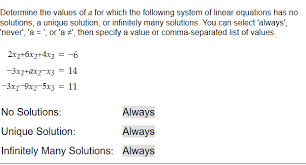 solved linear algebra please show work