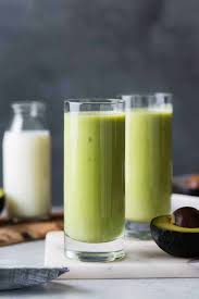 filipino avocado milk smoothie