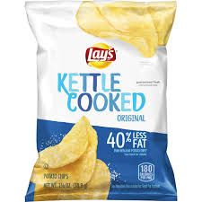 lays kettle cooked original 40 less