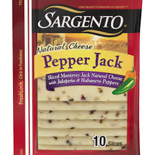 sargento sliced pepper jack natural