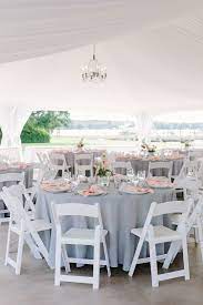 Comfortable desk chairs mean you can spend more time concentrating on work, rather than a pain in. Elegant Tented Reception With Gray Linens And White Folding Chairs