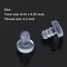 Soft Rubber Glass Table Top Spacers