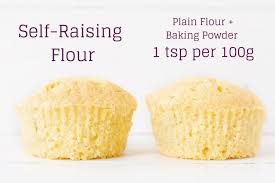 self raising flour from plain flour