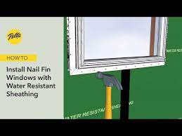 how to install nail fin windows with