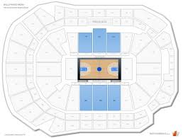 Wells Fargo Arena 100 Level Center Basketball Seating