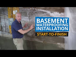 Basement Waterproofing Installation