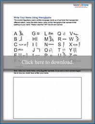Egyptian Hieroglyphics For Kids Fun Facts And Activities