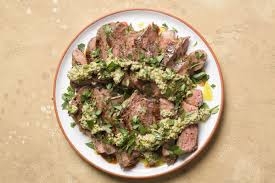 Best Strip Steaks with Walnut, Parsley and Caper Sauce Recipe ...
