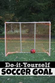 how to make a soccer goal for kids