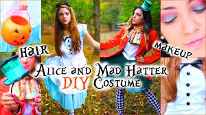 alice and mad hatter diy costumes