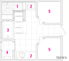 view of master bedroom layout