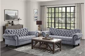 rosalie dark gray sofa set