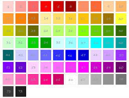 Colour Chart Www Digitalpetart Co Uk Colour Chart Choose A