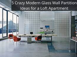 Modern Glass Wall Partition Ideas For