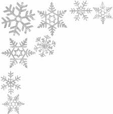 snowflakes border png image transpa