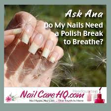 do nails breathe should i take polish