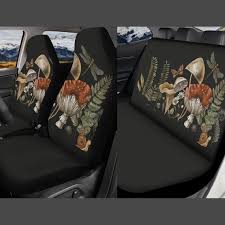 Cottagecore Mushroom Car Seat Cover