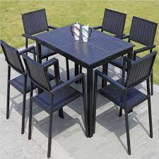 6 seater chair patio furniture set