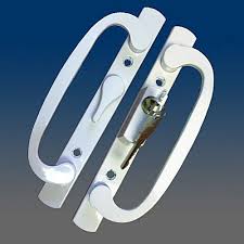 Patio Door Handle Set White Replacement