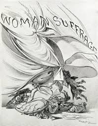 teaching women s history an alternative perspective on suffrage pro suffrage cartoon