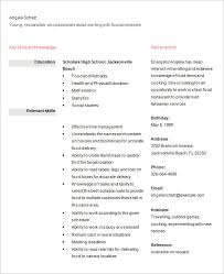 Simple Resume For High School Student Free Resume Builder   http     Resume Example For High School Student Sample Resumes   http   www jobresume