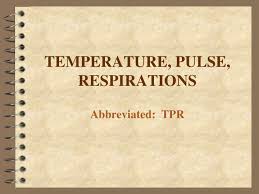 Ppt Temperature Pulse Respirations Powerpoint