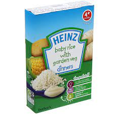 Cách pha “bột ăn dặm Heinz vị gạo, rau củ xay nhuyễn” với sữa