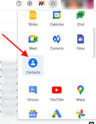 how to find contacts in gmail step by