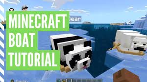 how to make a boat in minecraft you
