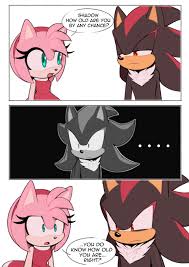 toonsite, amy rose, shadow the hedgehog, sonic (series), looking away,  absurdres, commentary, english commentary, highres, , 1boy, 1girl,  animal ears, animal nose, aqua eyes, bare shoulders, black bra, black fur,  body fur,