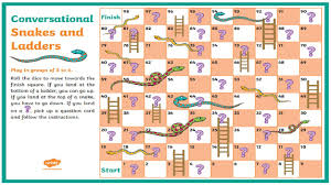 english speaking snakes and ladders