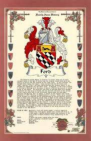ford surname history family crest