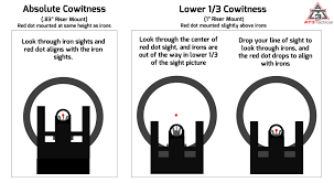 Absolute Vs Lower 1 3 Cowitness Sights