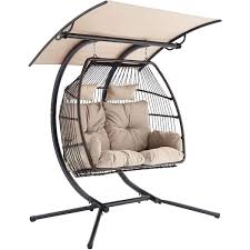 Erommy 2 Person Steel Hanging Chair