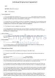 cal employment contract agreement