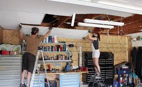 Garage Ceiling Overhaul Drywall To