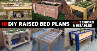 diy raised garden bed plans for seniors